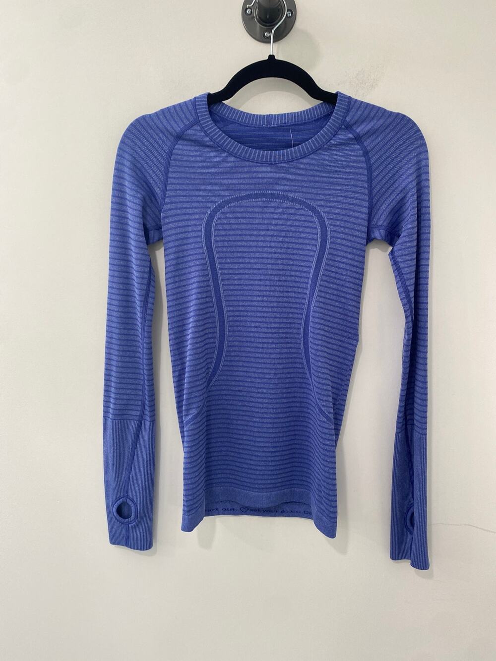 Lululemon Swiftly Tech Long Sleeve Top Blue Size 2